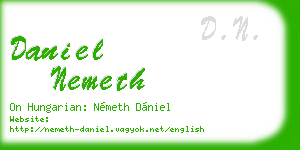 daniel nemeth business card