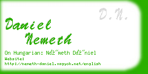daniel nemeth business card